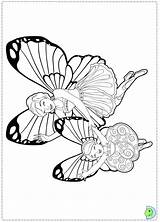 Coloring Fairy Princess Barbie Mariposa Pages Dinokids Print Butterfly Close Library Clipart Coloringbarbie sketch template