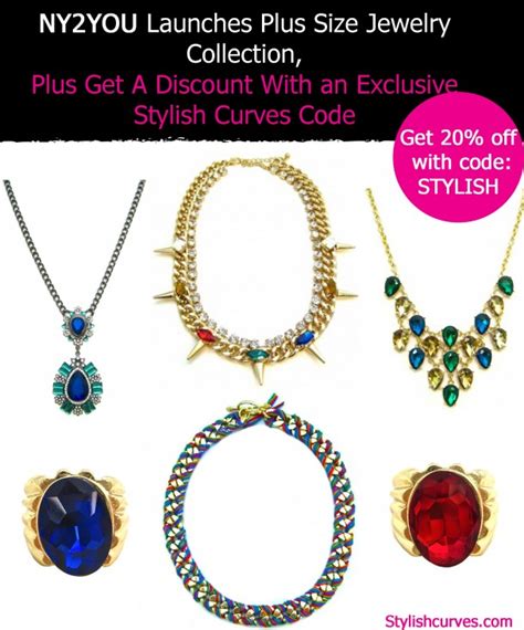cool jewels ny2you launches plus size jewelry collection and stylish curves has an exclusive