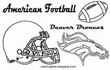 Coloring Football Pages American Denver Search Drawing Again Bar Case Looking Don Print Use Find sketch template