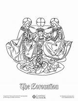 Coronation Tridentine sketch template