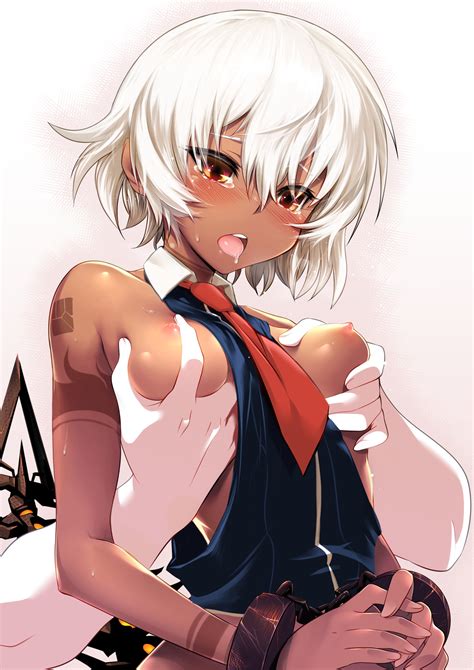 ecchi anime erotic and sexy anime girls schoolgirls with tits black rock shooter black
