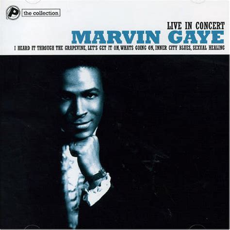 Marvin Gaye Live In Concert 2005 Cd Discogs