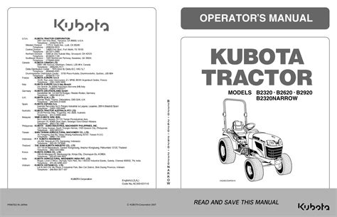 kubota  tractor operator manual  fuf issuu