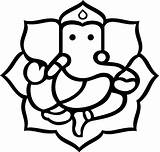 Ganesh Ganesha Lord Drawing Symbol Kids Simple Choose Board Coloring Vector Chaturthi sketch template