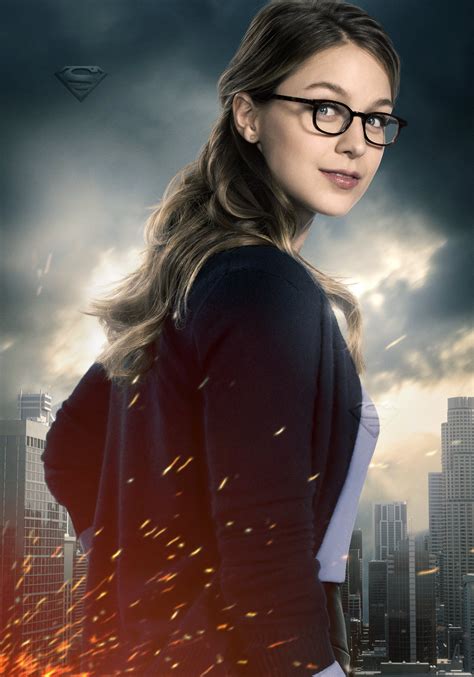 Wallpaper Supergirl Women Glasses Melissa Benoist