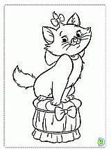 Coloring Marie Pages Cat Dinokids sketch template