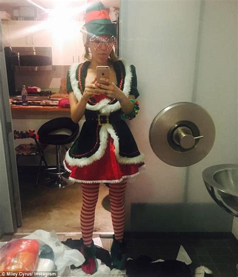 Miley Cyrus Shares Christmas Instagram Selfie With Her
