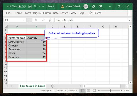 add  excel excel sum  examples itechguidescom