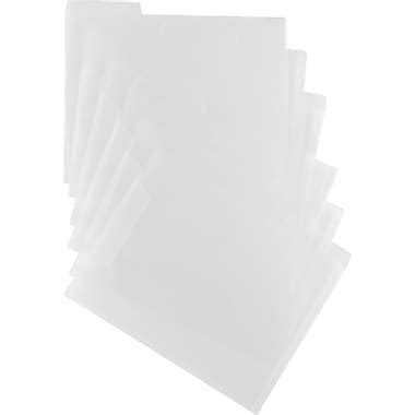 staples translucent poly file folders clear pack staples