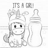 Coloring Pages Girl Unicorn Color Cute Getcoloringpages Choose Board sketch template