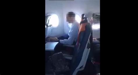 video another passenger caught watching porn and masturbating during flight