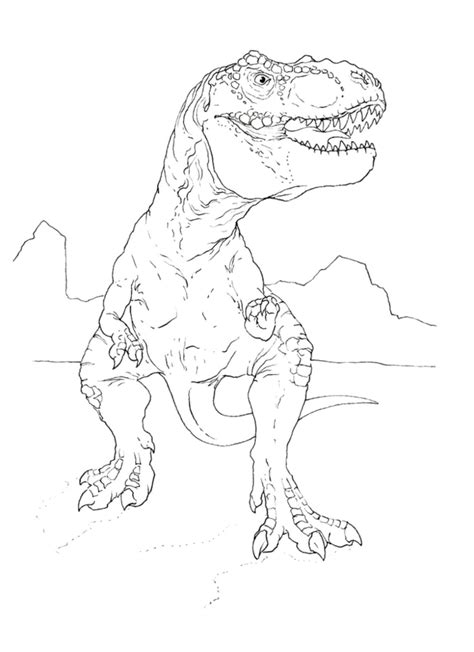 rex coloring pages charlietuparks