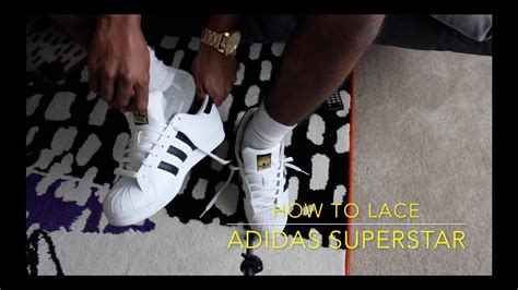 lace adidas superstar youtube