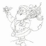 Coloring Surfnetkids Christmas Santa Holiday sketch template