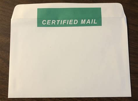 certified mail  envelopes evolution creative solutions