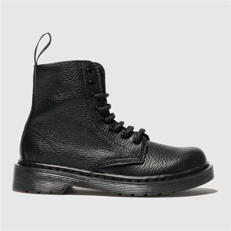 dr martens black  pascal mono boots junior shoefreak