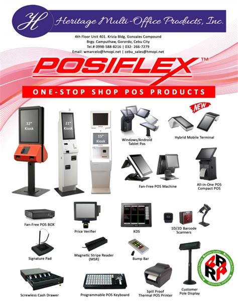 heritage multi office products  posiflex cebu city philippines contact phone address