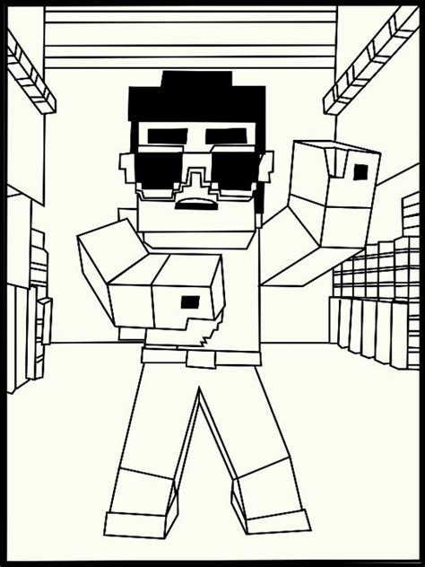 print tegninger minecraft