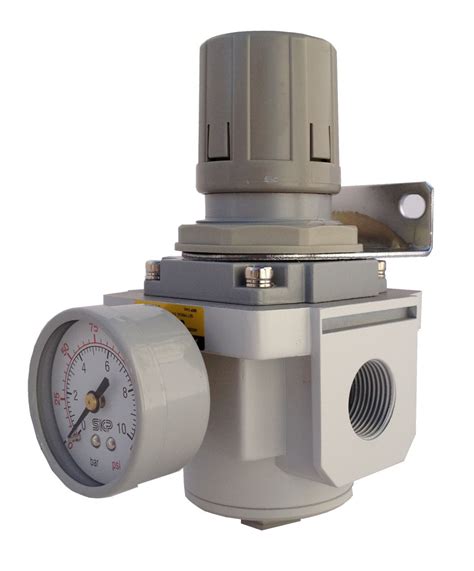 pneumaticplus air pressure regulator  npt  gauge bracket