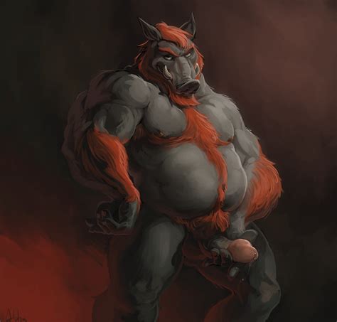 Rule 34 Alpha0 Andrew Anthro Balls Biceps Big Muscles Boar Chest Tuft