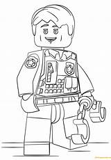 Lego City Undercover Coloring Pages Color sketch template