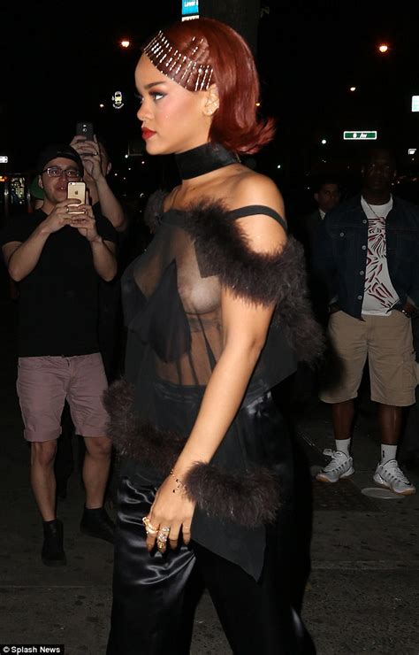 rihanna nipple slip 8 photos thefappening