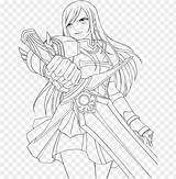 Erza Toppng sketch template