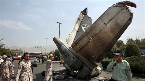 airplane crashes  takeoff  iran killing