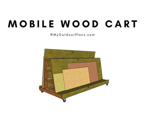 mobile wood cart plans