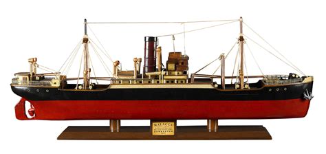 authentic models tramp steamer malacca model boat  ebay