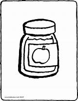 Jar Sauce Drawing Coloring Apple Clipartmag Getcolorings Color Getdrawings Paintingvalley Pages sketch template