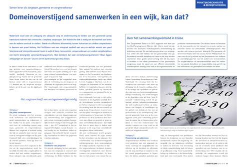 domeinoverstijgend samenwerken  een wijk  dat samen leren als zorgteam gemeente en