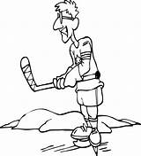 Hockey Coloring Pages Winter Rink Printactivities Player Funny Choose Board Template sketch template