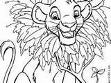 Hakuna Matata Coloring Pages Lion King Getdrawings Getcolorings sketch template