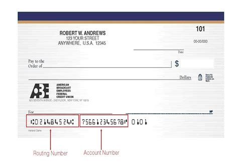 abe routing number abe federal credit union