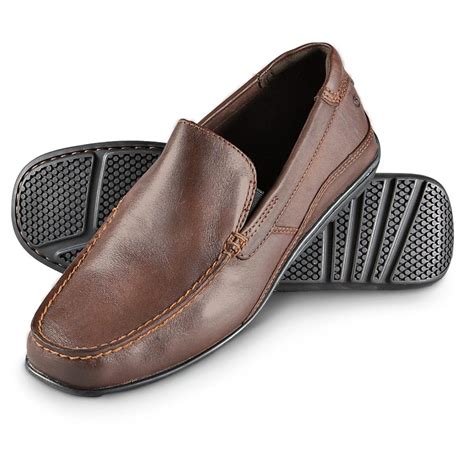 Mens Rockport® Cape Noble Slip On Shoes Brown 211372 Casual