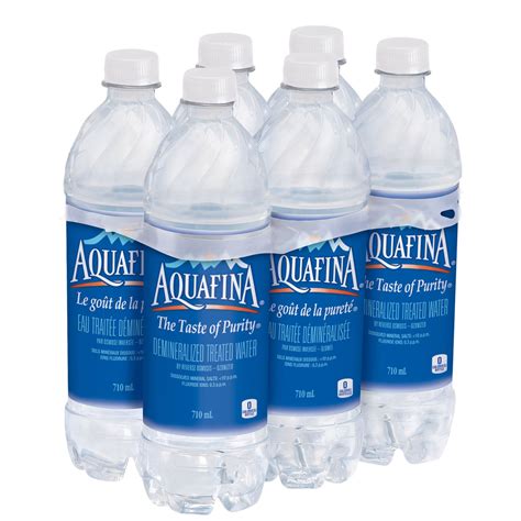 aquafina purified water  ml bottles  pack walmart canada