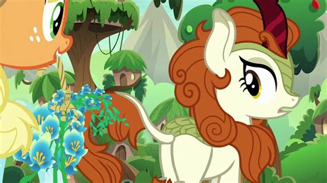 Image Autumn Blaze Looking Behind At Applejack S8e23 Png My Little