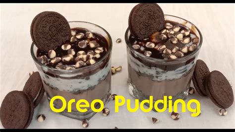 Oreo Pudding Oreo Cookie Pudding Dessert Youtube
