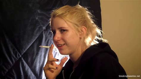 blonde girl smoking fetish smokingsweeties youtube