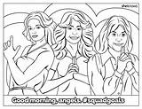 Coloring Squad Angels Book sketch template