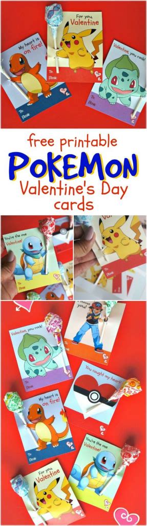 pokemon valentine cards printable printable card