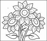 Coloring Color Sunflower Number Pages Flowers Numbers Paint Printable Kids Printables Adult Sunflowers Flower Book Easy Para Colouring Adults Colors sketch template