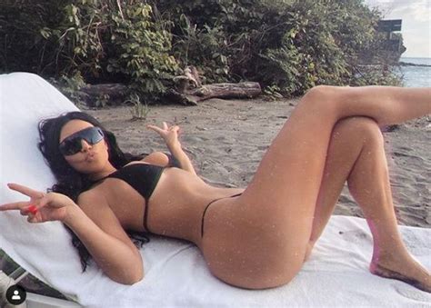 kim kardashian flaunts her curves in sultry swimwear