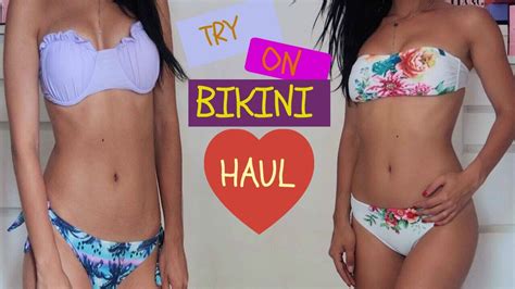 Bikini Try On Mega Haul Costumi Indossati Zaful Youtube