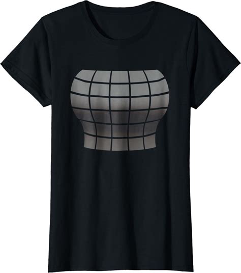 womens women big boob optical illusion fake breast t shirt