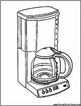 Coloring Coffee Pages Maker Colouring Drawing Machine Kids Kitchen Draw Getdrawings Coffeemaker Fun sketch template