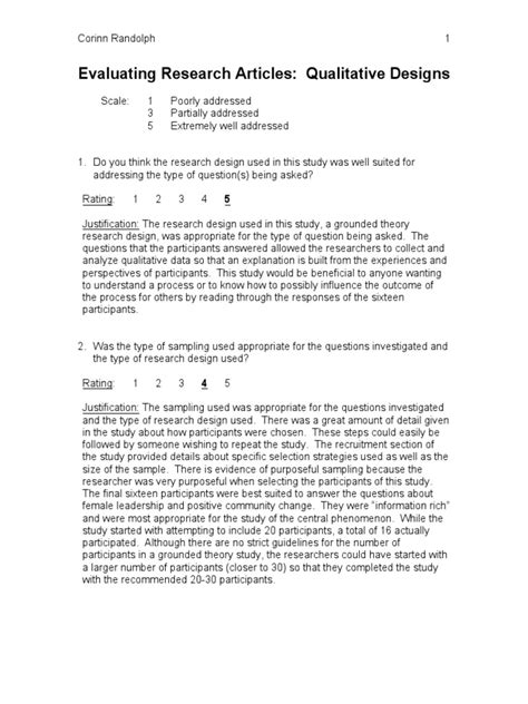 qualitative article analysis research design qualitative research