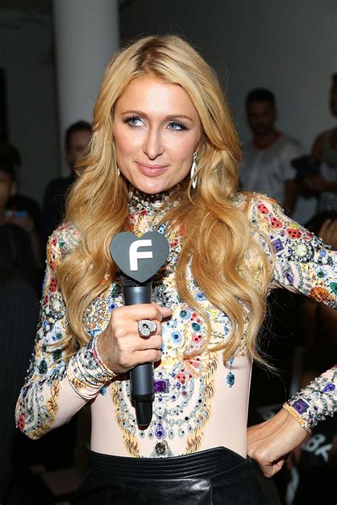 Paris Hilton At The Blonds Fashion Show In New York