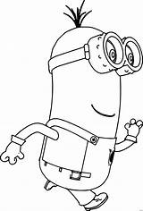 Minion Getdrawings Coloring Despicable sketch template